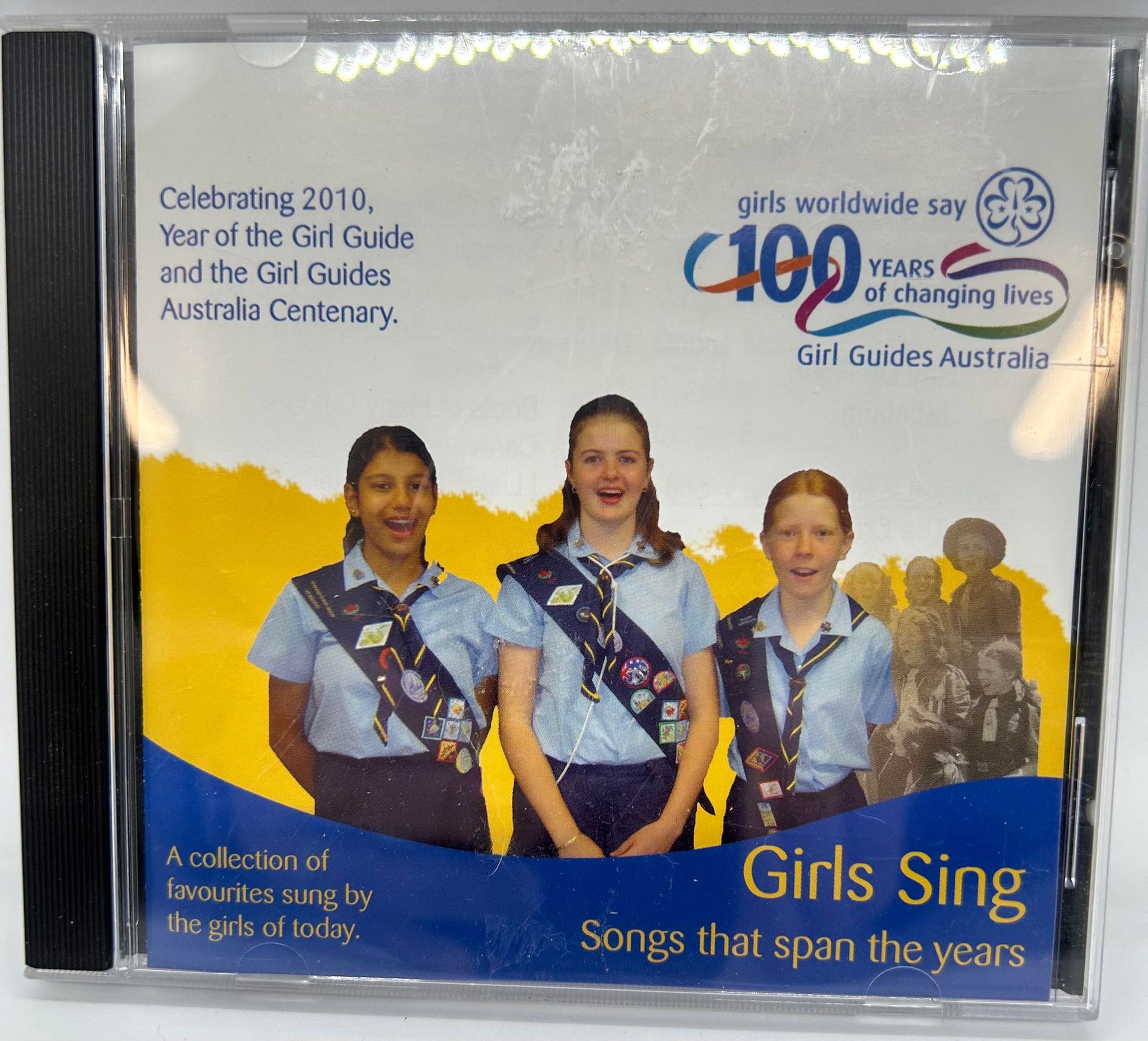 a CD with songs on it
