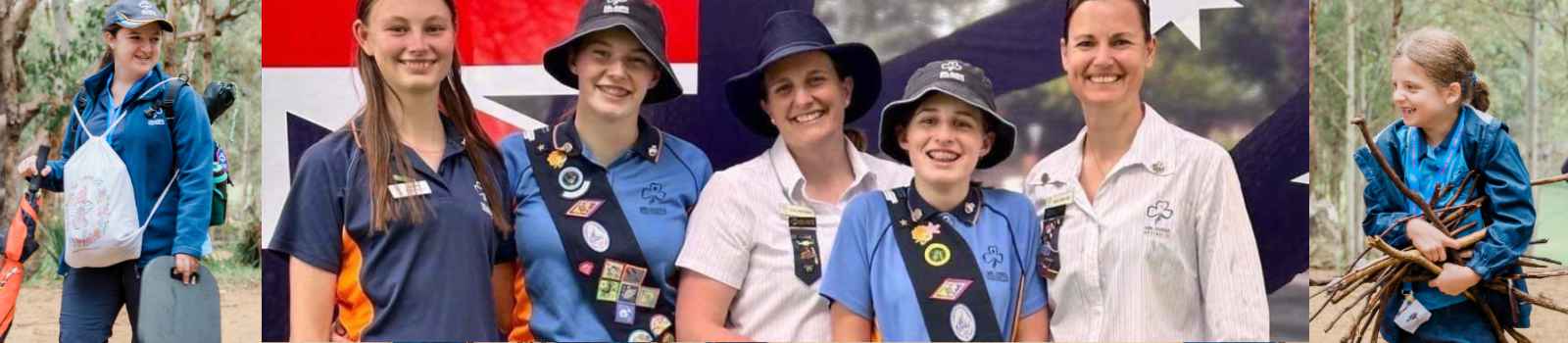 Group of young girls Girl Guides Australia