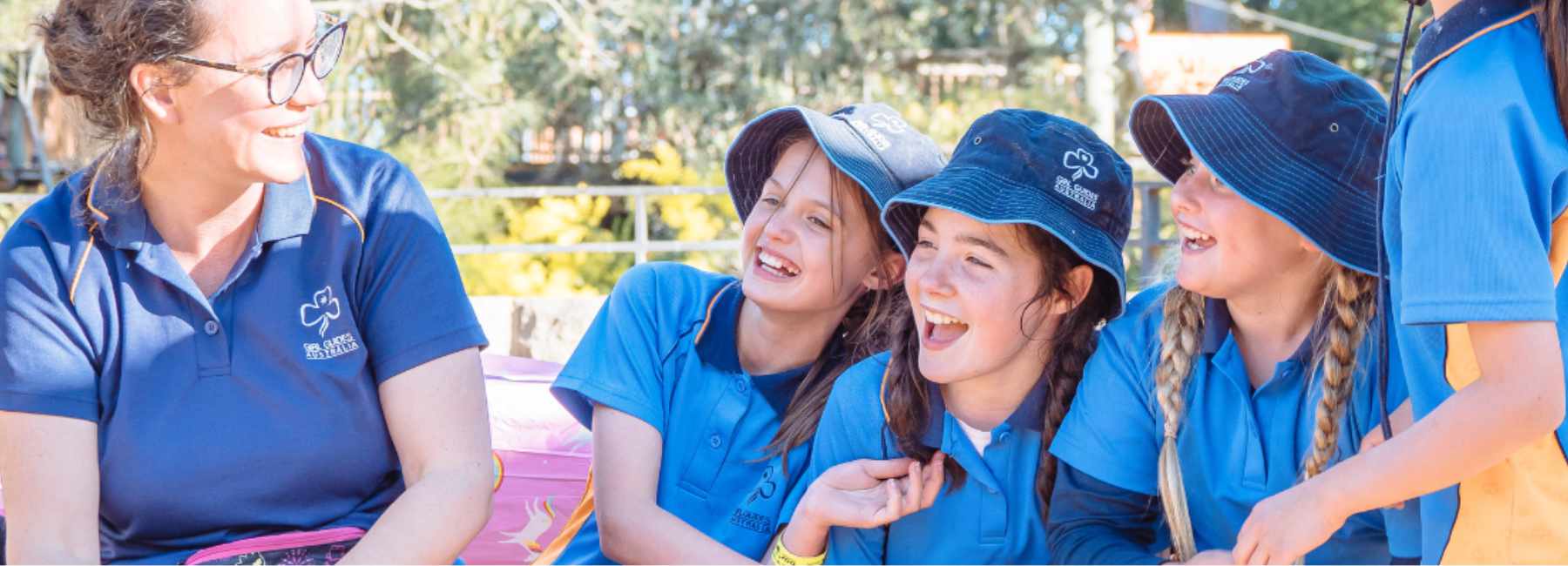 Group of young girls Girl Guides Australia