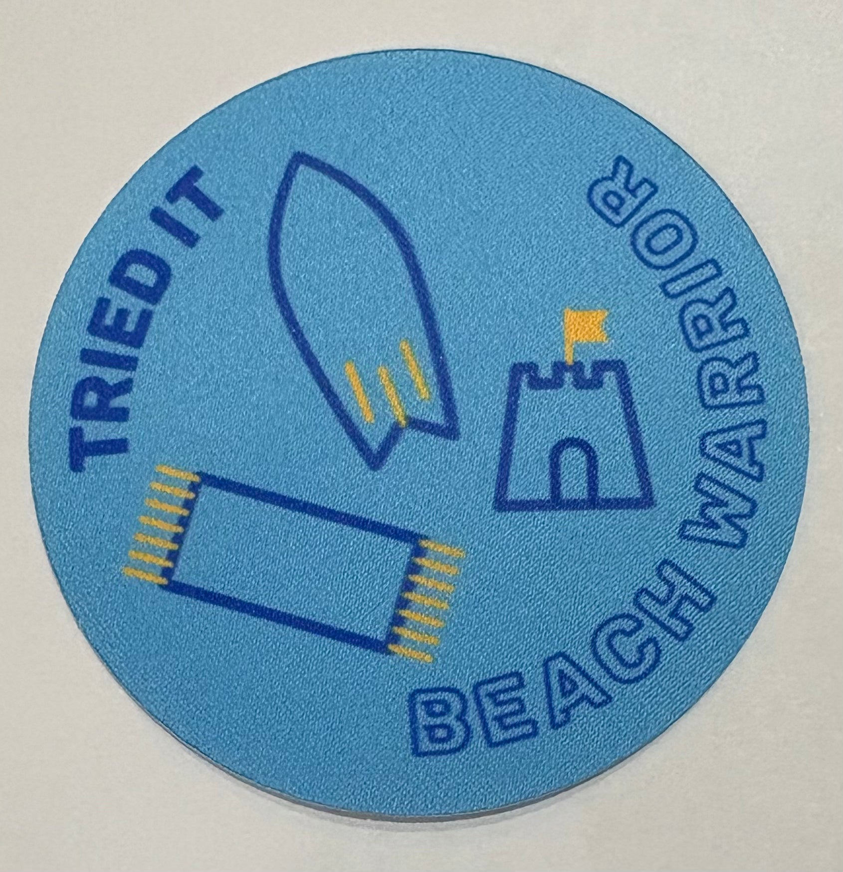 Butcombe Wave Rider Badges Tried it Beach Warrior- Jamboree fun badge - The Guide Shop - Coastal ...