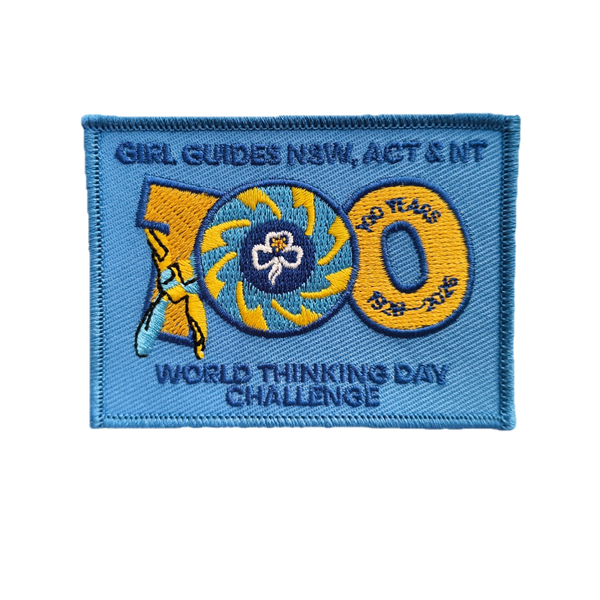 100 years World Thinking Day Challenge Badge Girl Guides NSW ACT NT ...