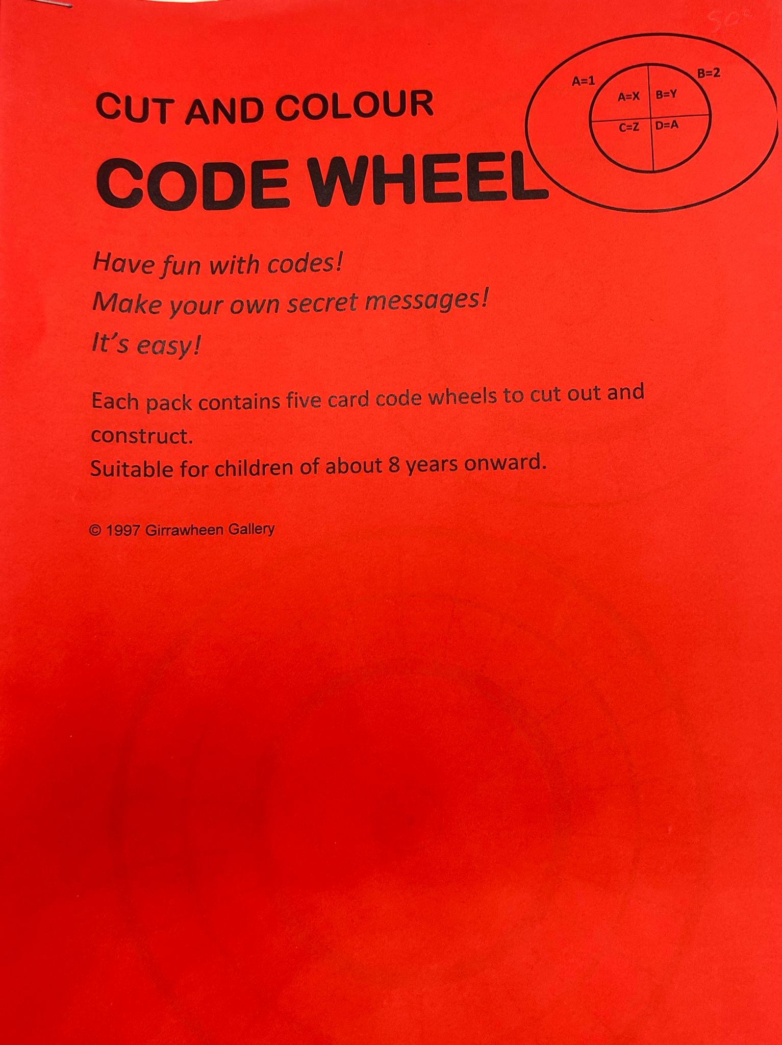 a paper resource about having fun with codes