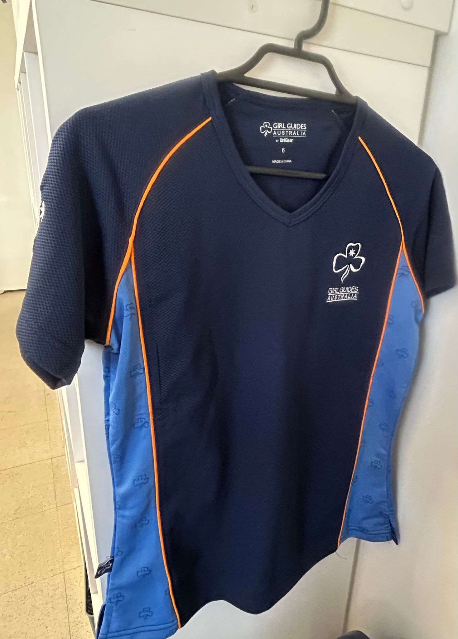 leaders polo shirt with a v-neck without a collar