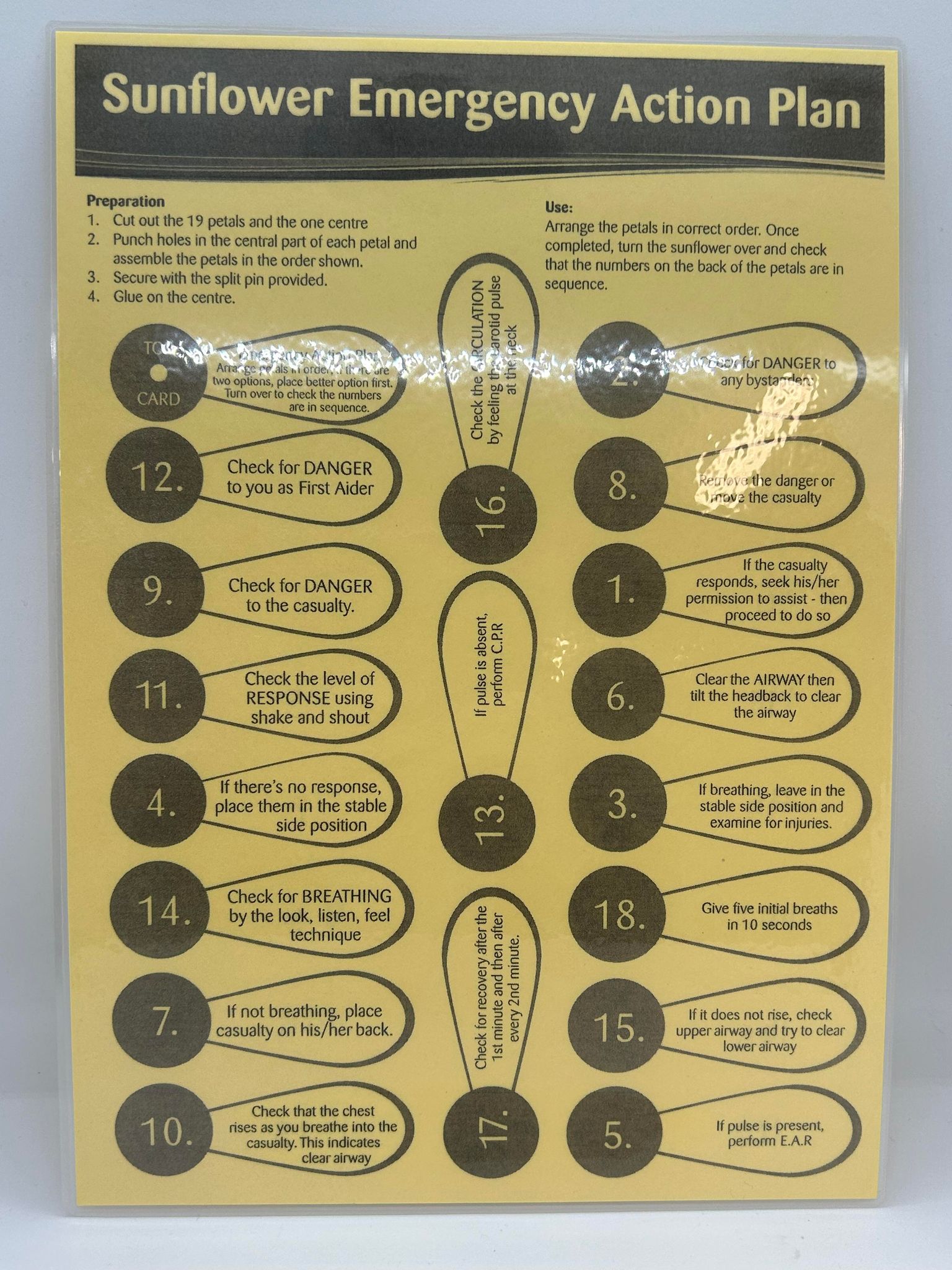 a paper based emergency action plan activity