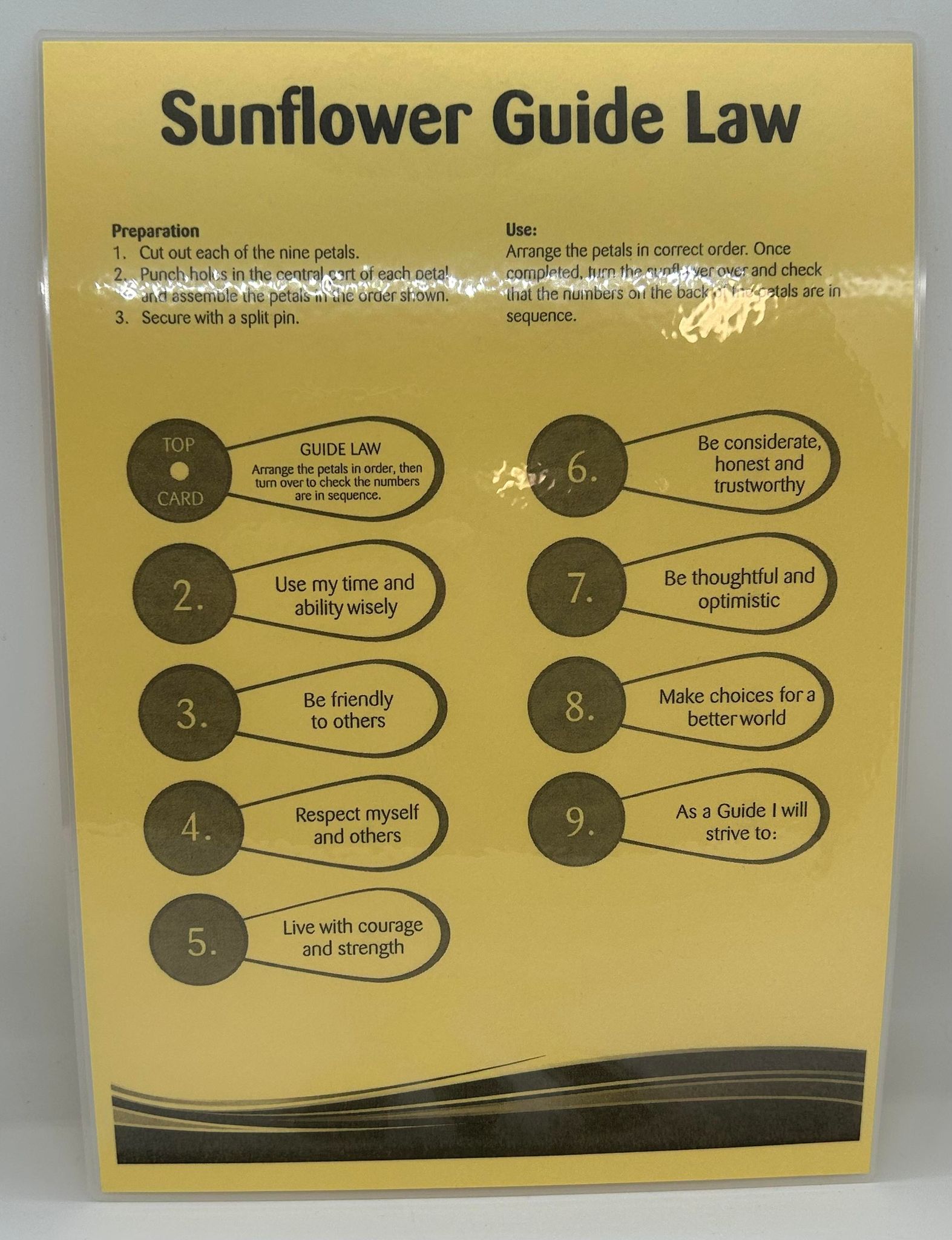 a paper based guide law activity